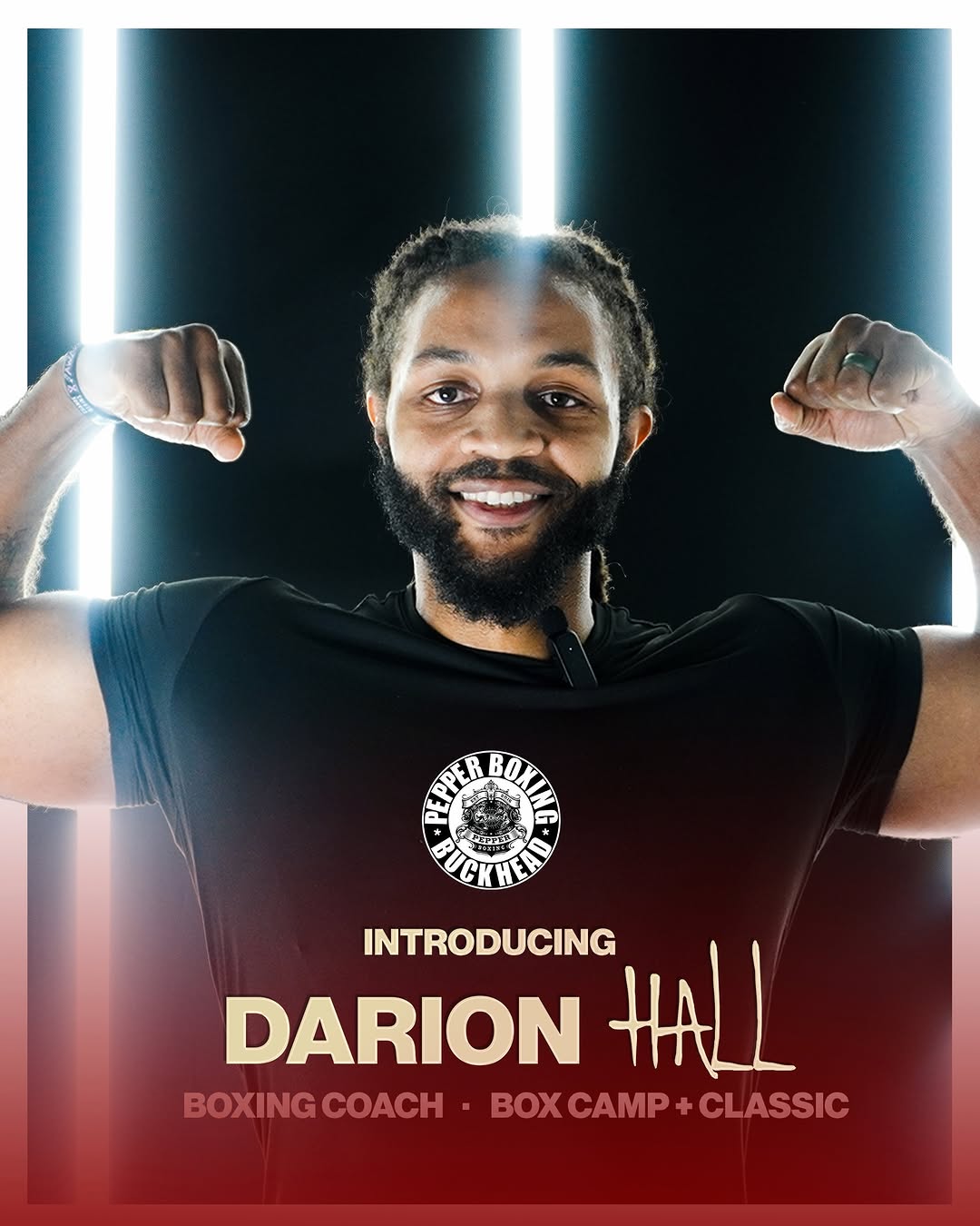 Portrait of coach Darion Hall.